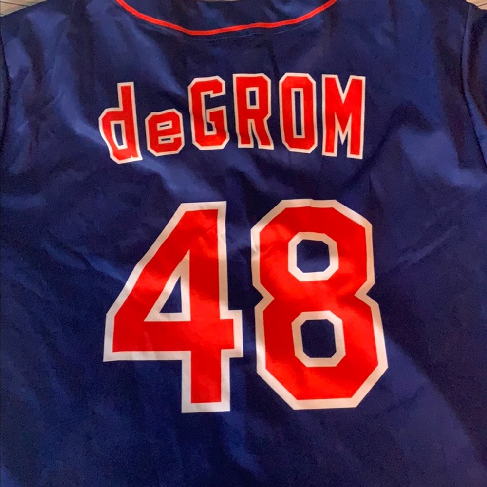 Jacob deGrom replica jersey never worn